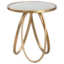  24410 - Montrez Gold Side Table